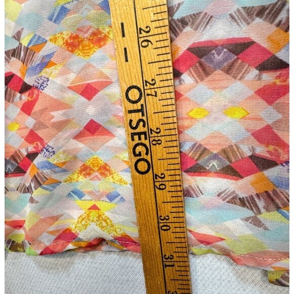 Cabi Avery Aztec Tunic Tank Top Womens Size S Multicolor Geo Sleeveless Boho - Picture 8 of 14